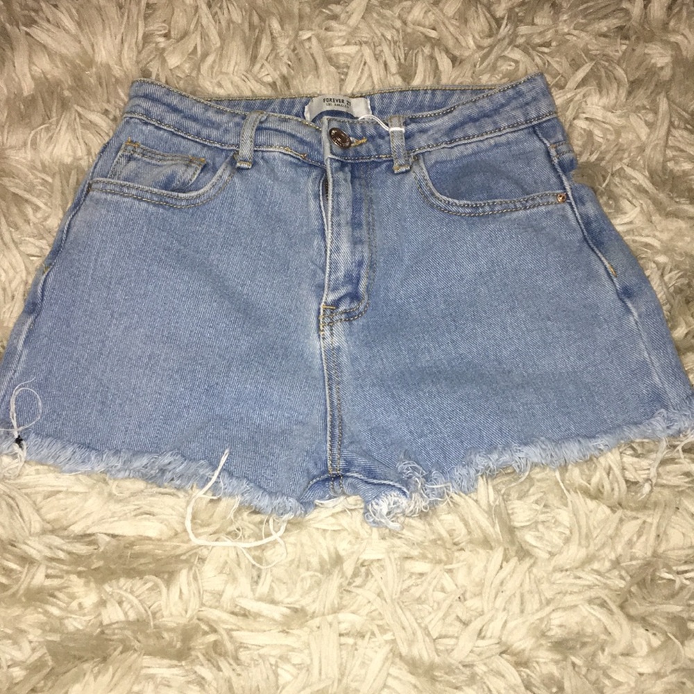 forever 21 denim shorts